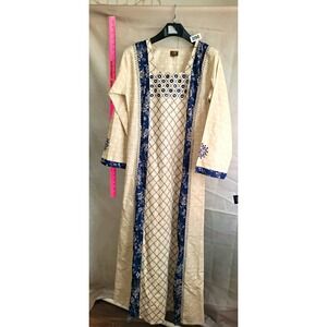 Pure Pearls Ready Made Garments Trading LLC Women's Beige Cotton Kurta M